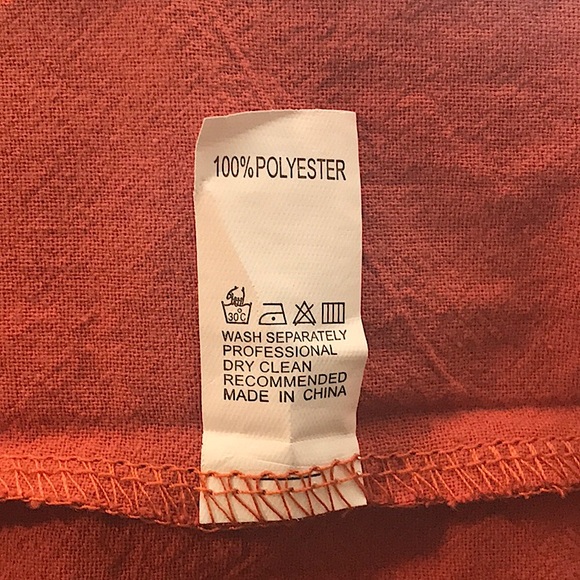 2 -  Women's Casual Crew Neck Short Sleeve Summer Blouses ( Rust and Khaki - XL) - Picture 8 of 16